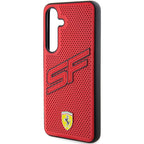 Ferrari Big SF Perforated dėklas Galaxy S24 – raudonas