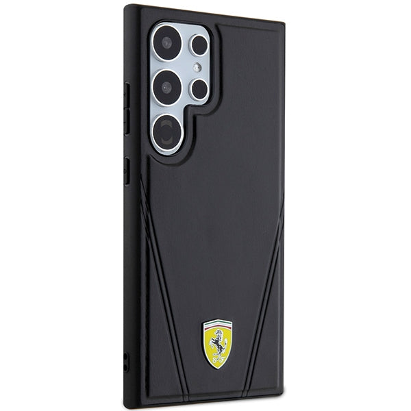 Ferrari MagSafe dėklas Samsung Galaxy S24 Ultra – juodas