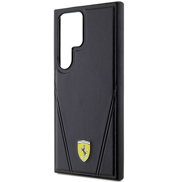 Ferrari MagSafe dėklas Samsung Galaxy S24 Ultra – juodas