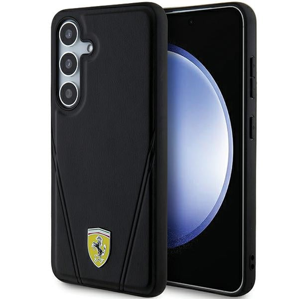 Ferrari MagSafe dėklas Samsung Galaxy S24 – juodas