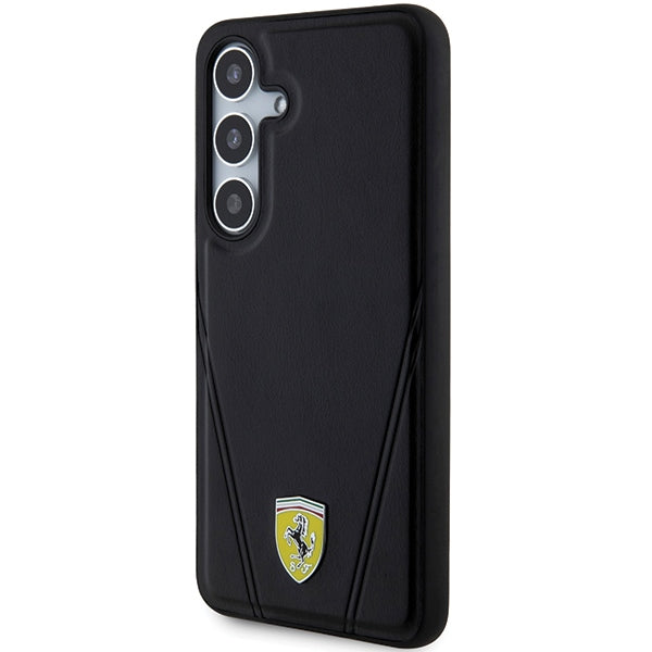 Ferrari MagSafe dėklas Samsung Galaxy S24 – juodas