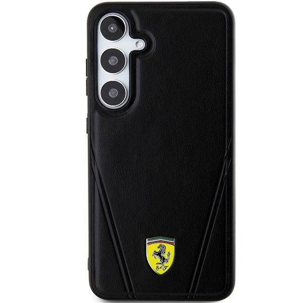 Ferrari MagSafe dėklas Samsung Galaxy S24 – juodas