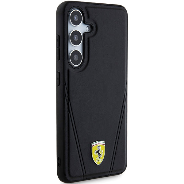 Ferrari MagSafe dėklas Samsung Galaxy S24 – juodas