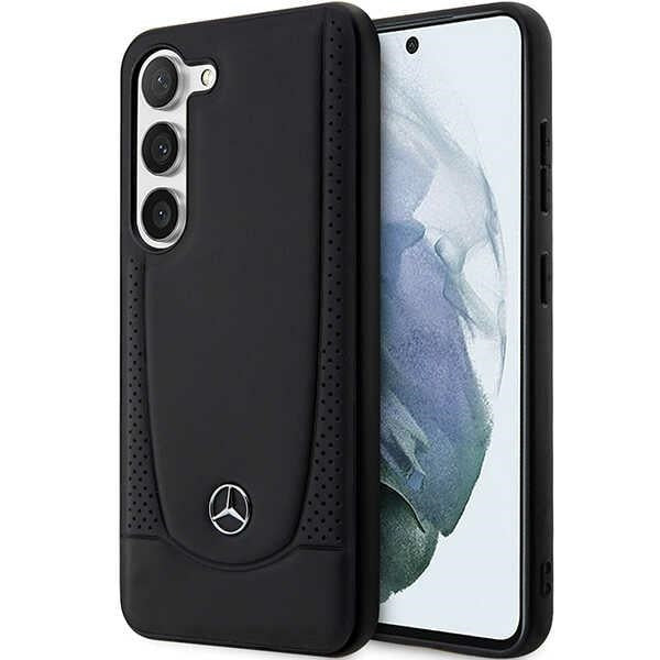 Mercedes-Benz odinis dėklas Samsung Galaxy S23 FE – juodas