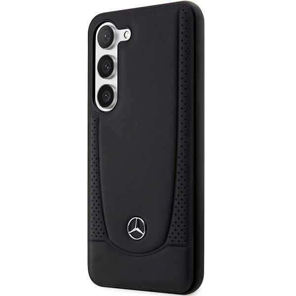 Mercedes-Benz odinis dėklas Samsung Galaxy S23 FE – juodas