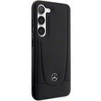 Mercedes-Benz odinis dėklas Samsung Galaxy S23 FE – juodas