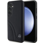 Mercedes-Benz odinis dėklas Samsung Galaxy S24 – juodas