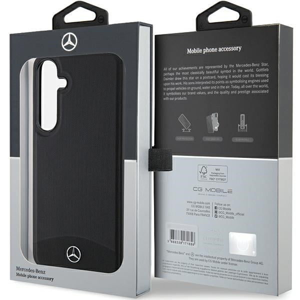 Mercedes-Benz odinis MagSafe dėklas Galaxy S24+ – juodas