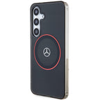 Mercedes MagSafe dėklas Samsung Galaxy S24 – juodas -- Samsung Galaxy S24