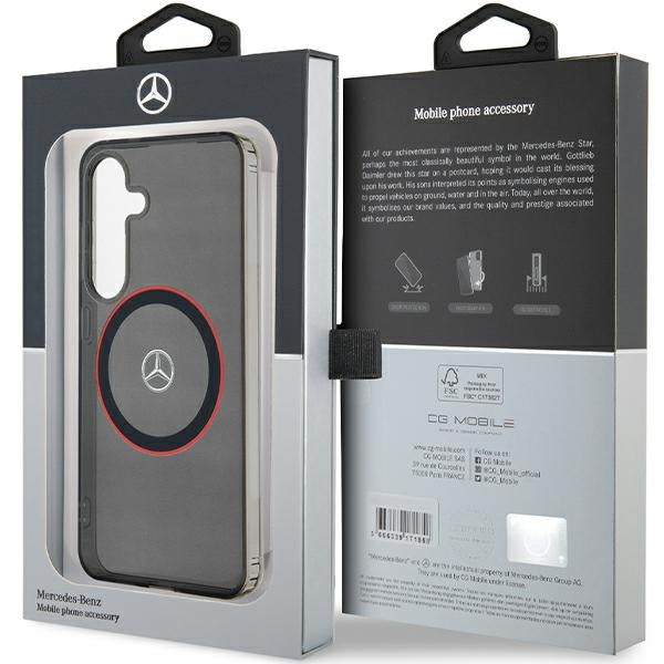 Mercedes MagSafe dėklas Samsung Galaxy S24 – juodas -- Samsung Galaxy S24