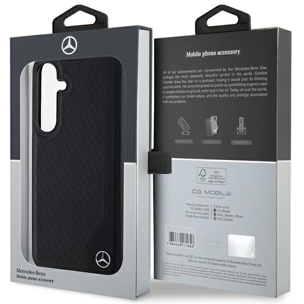 Mercedes-Benz odinis MagSafe dėklas Galaxy S24 – juodas