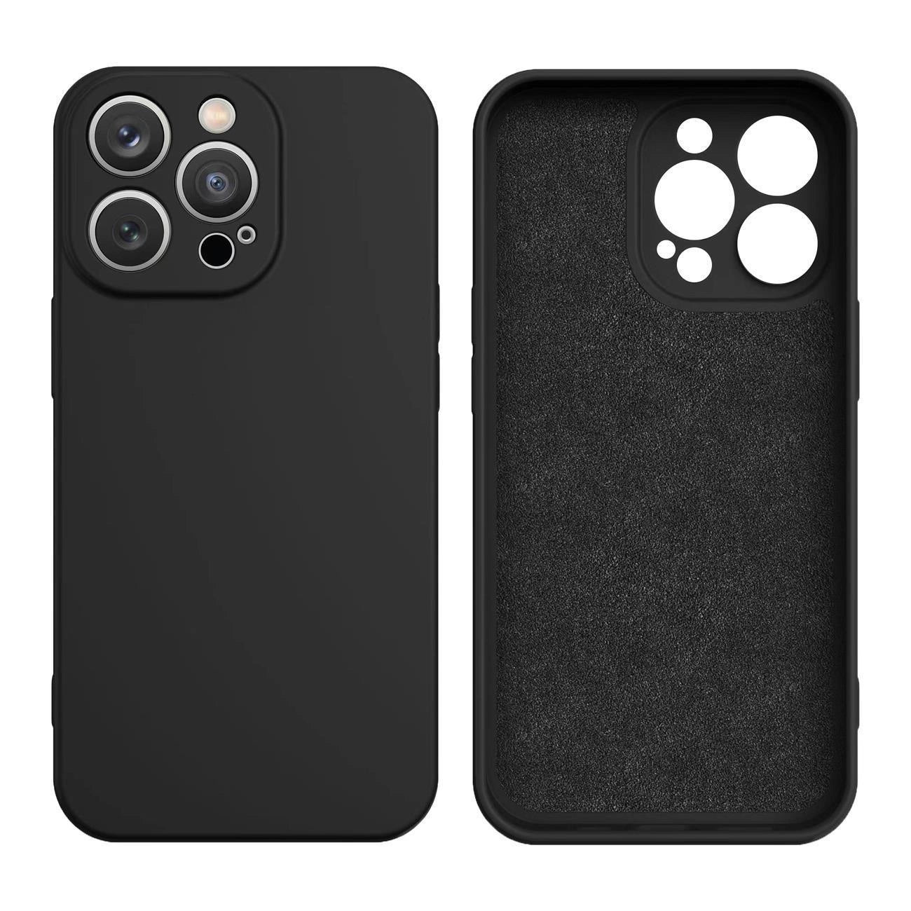 Silikoninis dėklas Samsung Galaxy S24+ – juodas