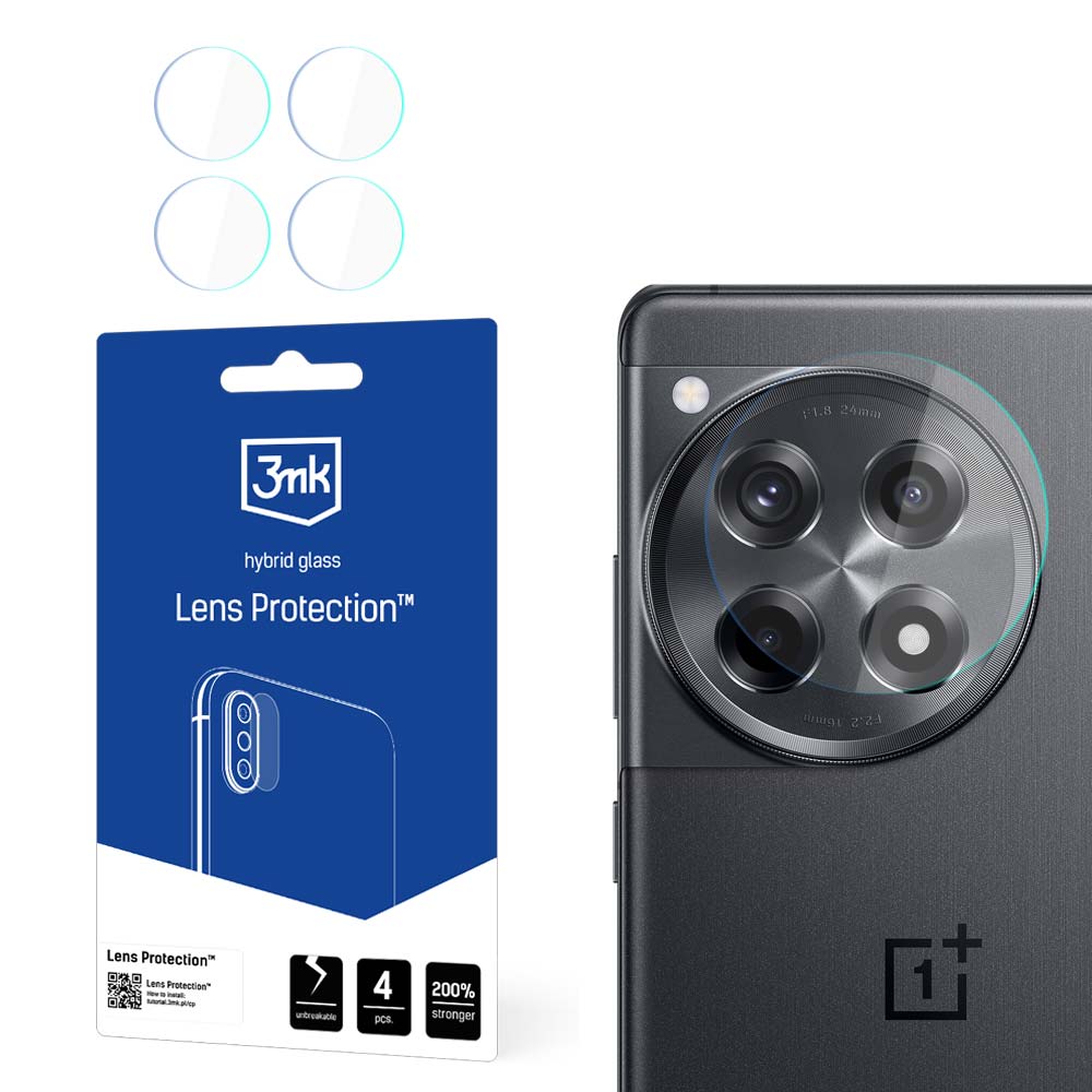 3mk Lens Protection™ hibridinis fotoaparato stiklas, skirtas OnePlus 12R -- OnePlus 12R