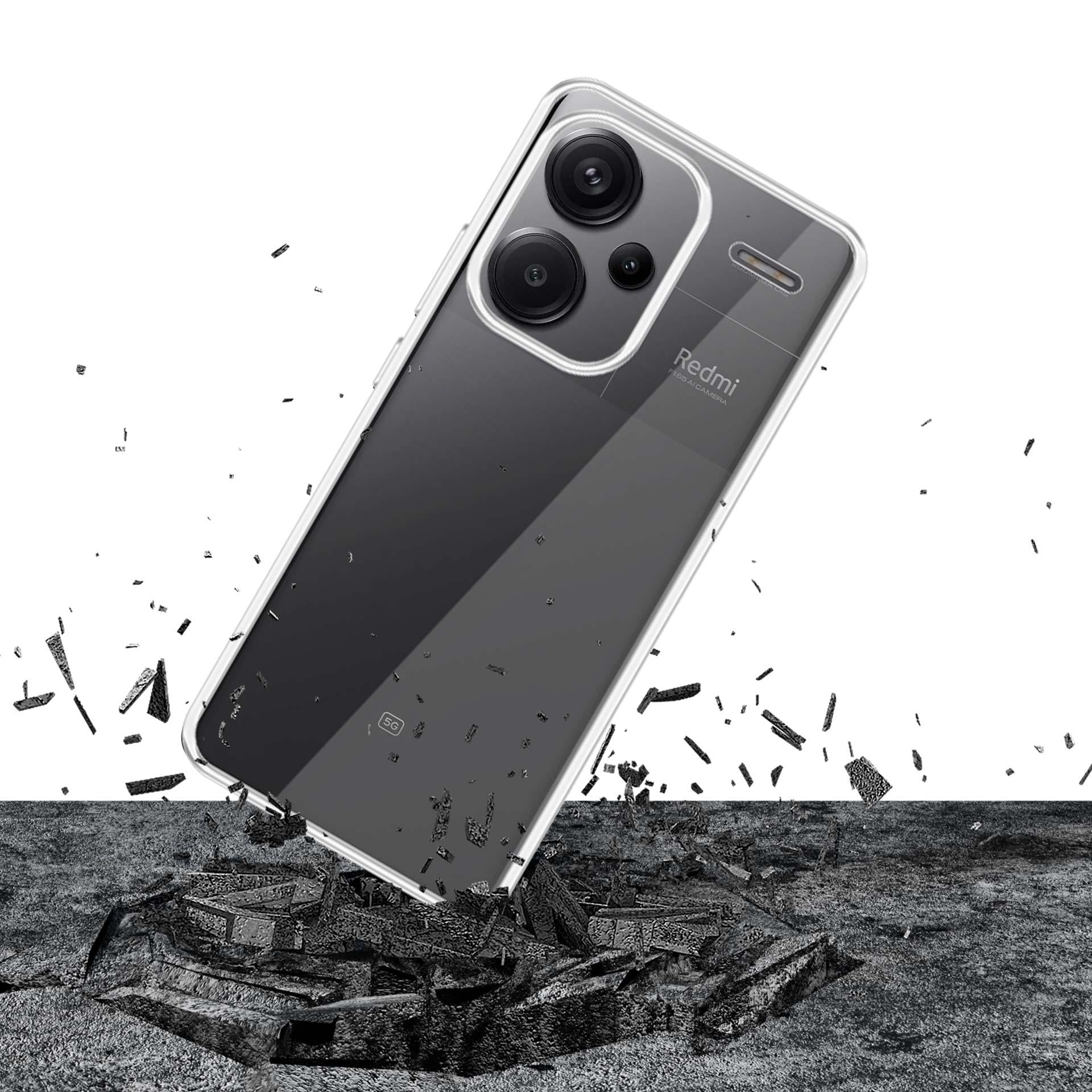 3mk skaidrus dėklas, skirtas Xiaomi Redmi Note 13 Pro+ - skaidrus -- Xiaomi Redmi Note 13 Pro+