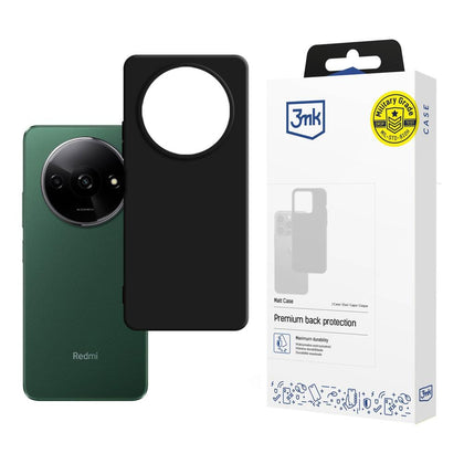 3mk matinis dėklas, skirtas Xiaomi Redmi A3 - juodas -- Xiaomi Redmi A3