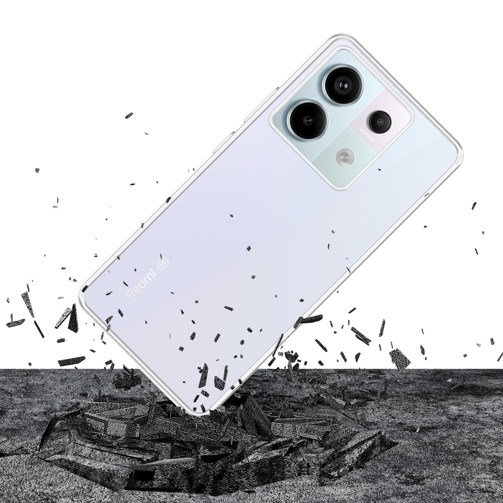 3mk skaidrus dėklas, skirtas Xiaomi Redmi Note 13 Pro 5G - skaidrus