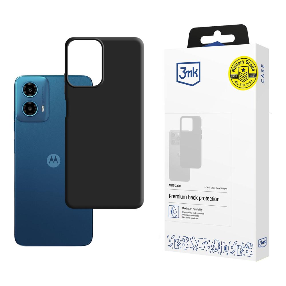 3mk Matt Case Motorola Moto G34 5G - juoda -- Motorola Moto G34
