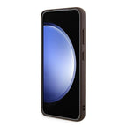 Guess 4G Metal Gold Logo dėklas Samsung Galaxy S24 – rudas