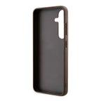 Guess 4G Metal Gold Logo dėklas Samsung Galaxy S24 – rudas