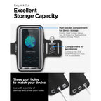 Spigen A703 sporto dirželis 6,9" - juodas -- Uncategorized