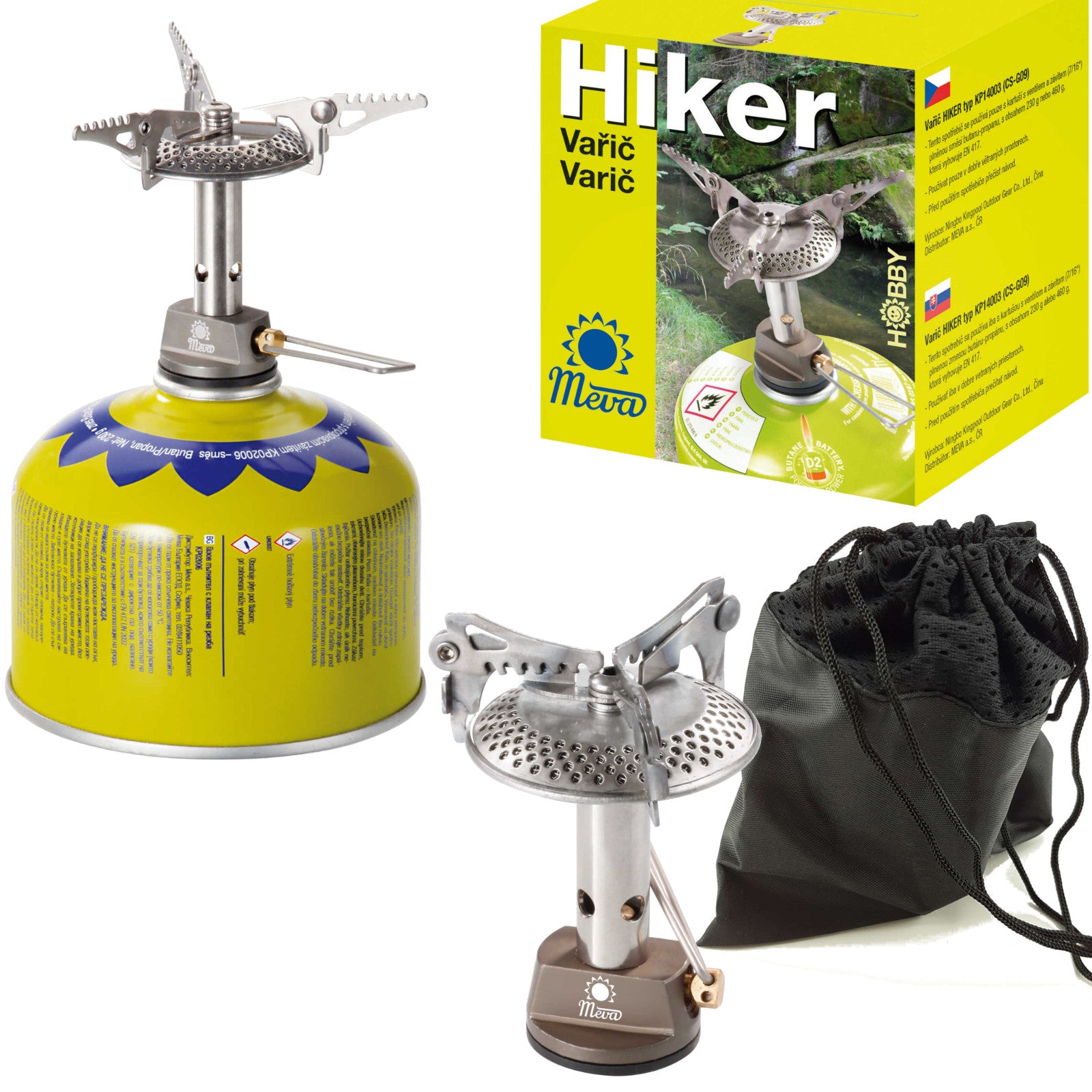 Lengviausia turisto viryklė dujų kasetėms (vožtuvas ar sriegis) HIKER 70gram 2.4kW -- Uncategorized