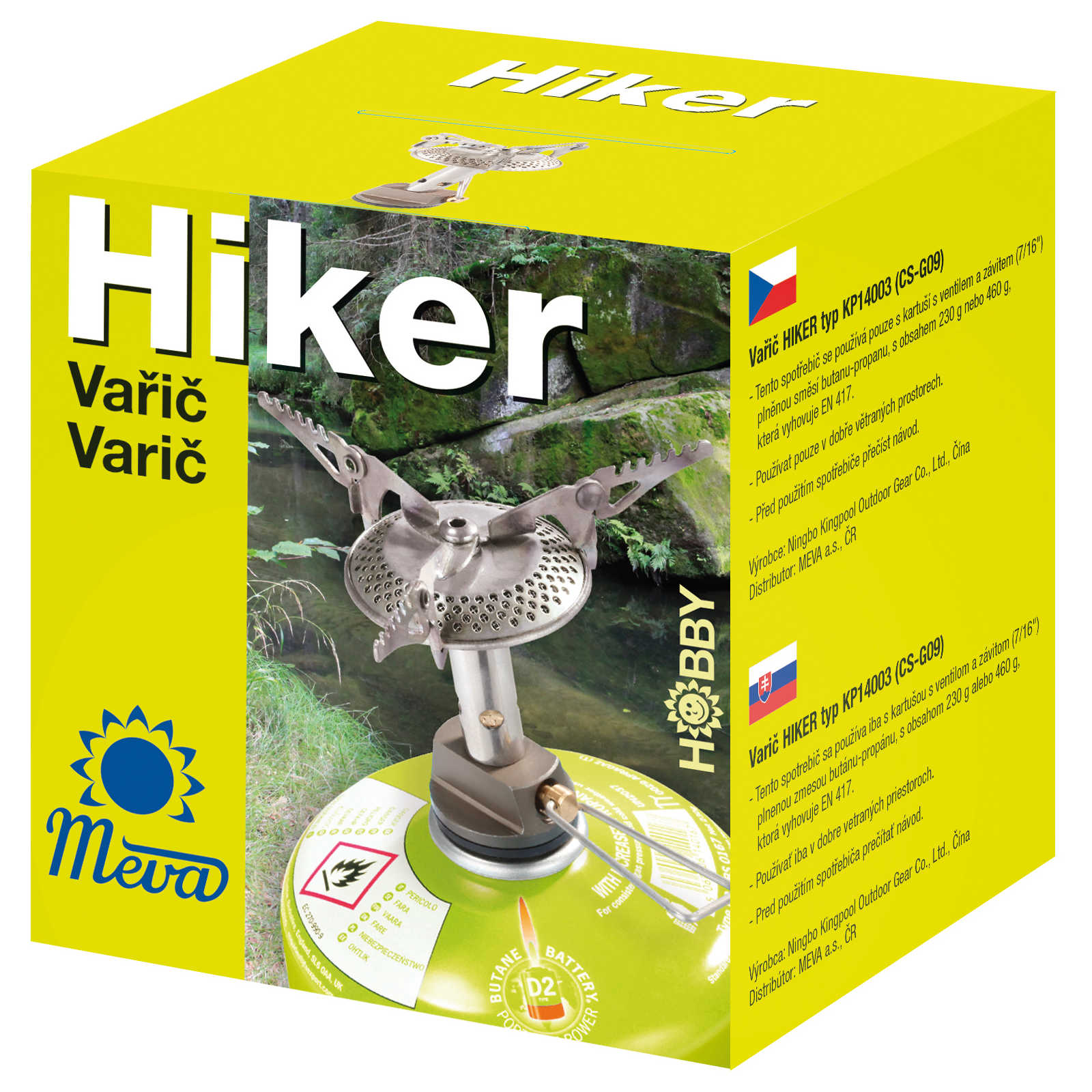 Lengviausia turisto viryklė dujų kasetėms (vožtuvas ar sriegis) HIKER 70gram 2.4kW -- Uncategorized