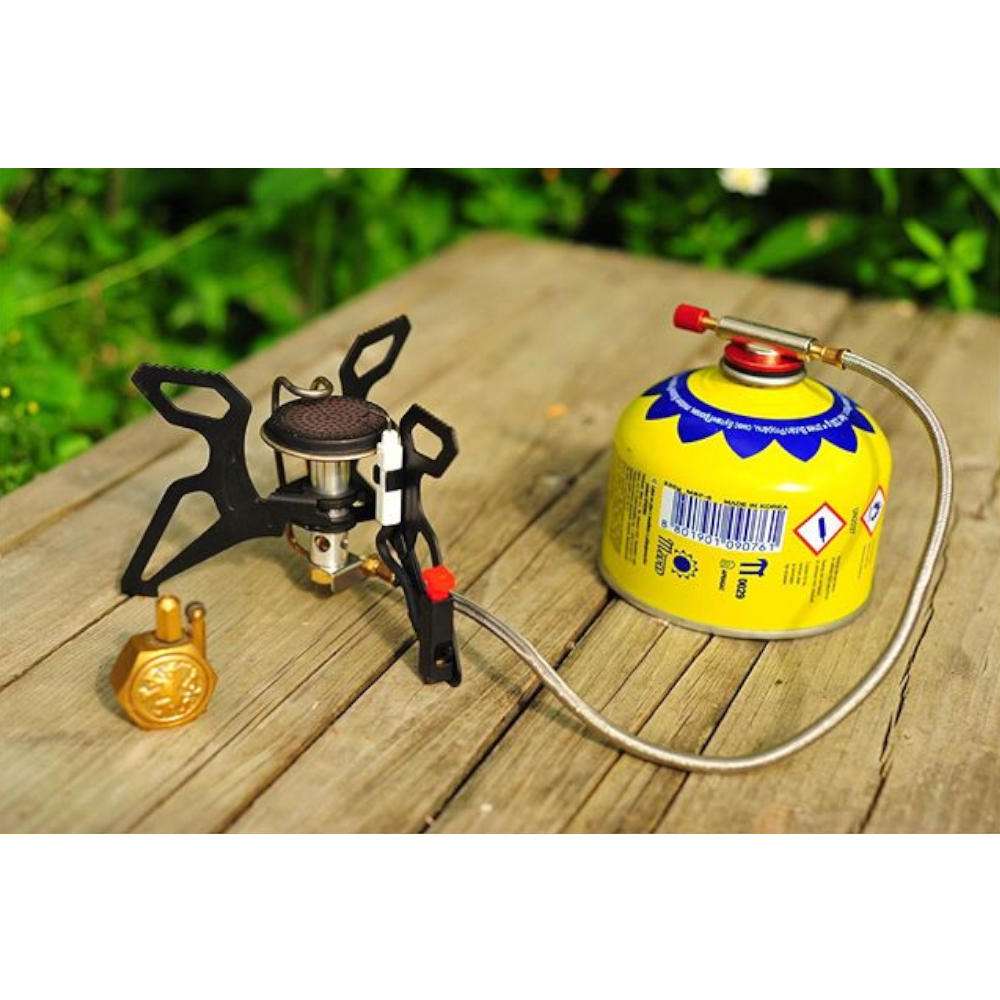 Turisto viryklė su dujų šildytuvu ir piezo uždegikliu SPIDER PRO 3kW -- Uncategorized