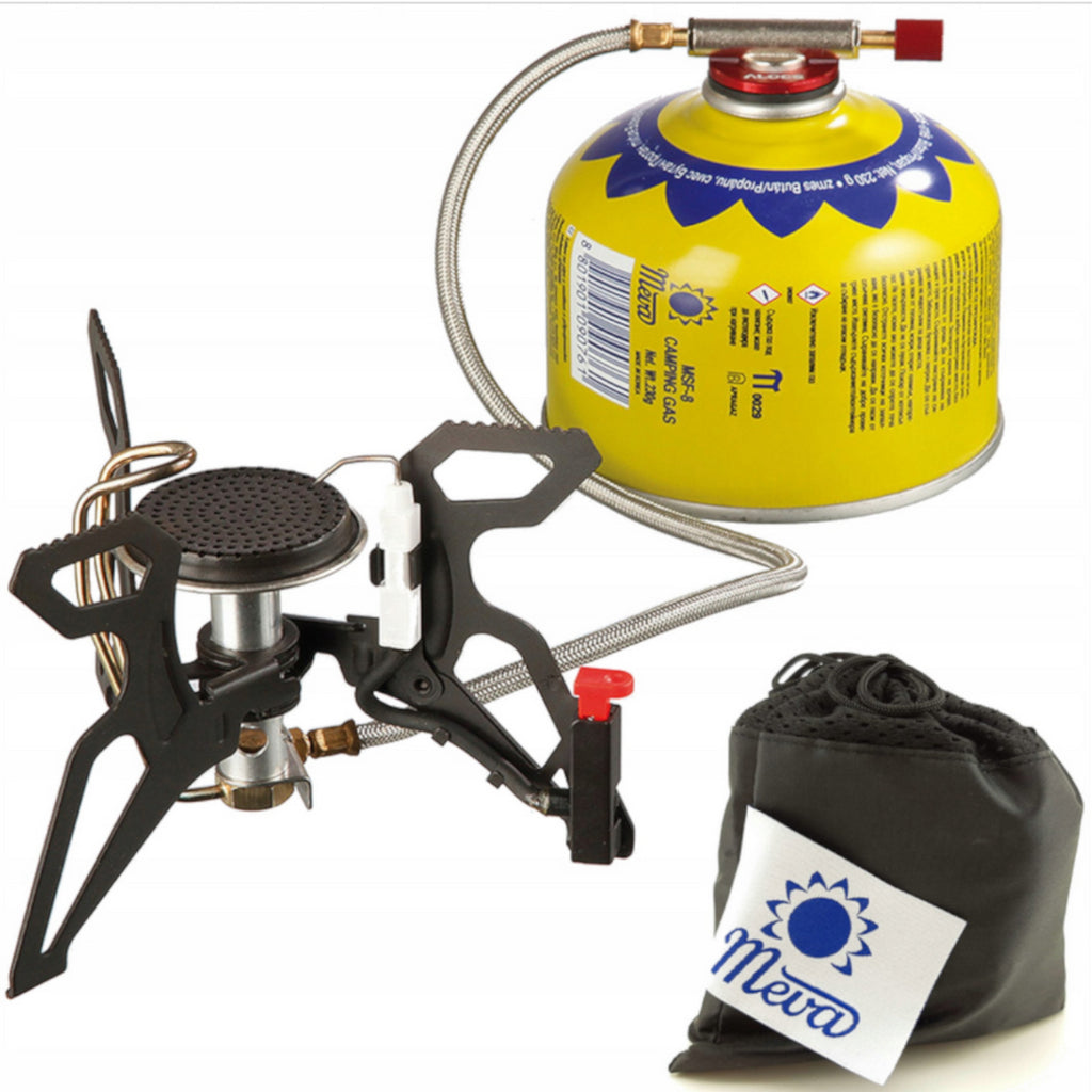 Turisto viryklė su dujų šildytuvu ir piezo uždegikliu SPIDER PRO 3kW -- Uncategorized