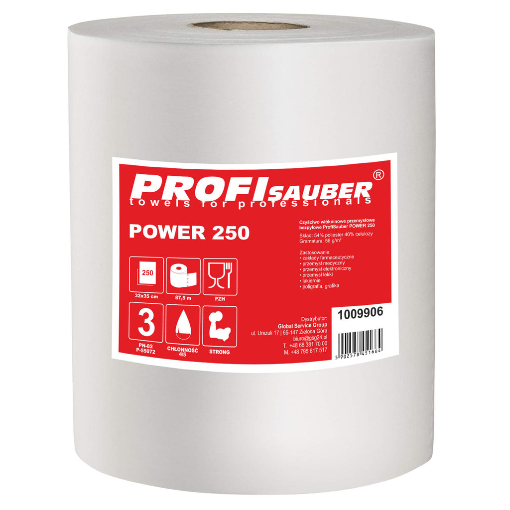 Absorbentinis neaudinis pramoninis valymo skuduras ProfiSauber POWER 250 -- Uncategorized