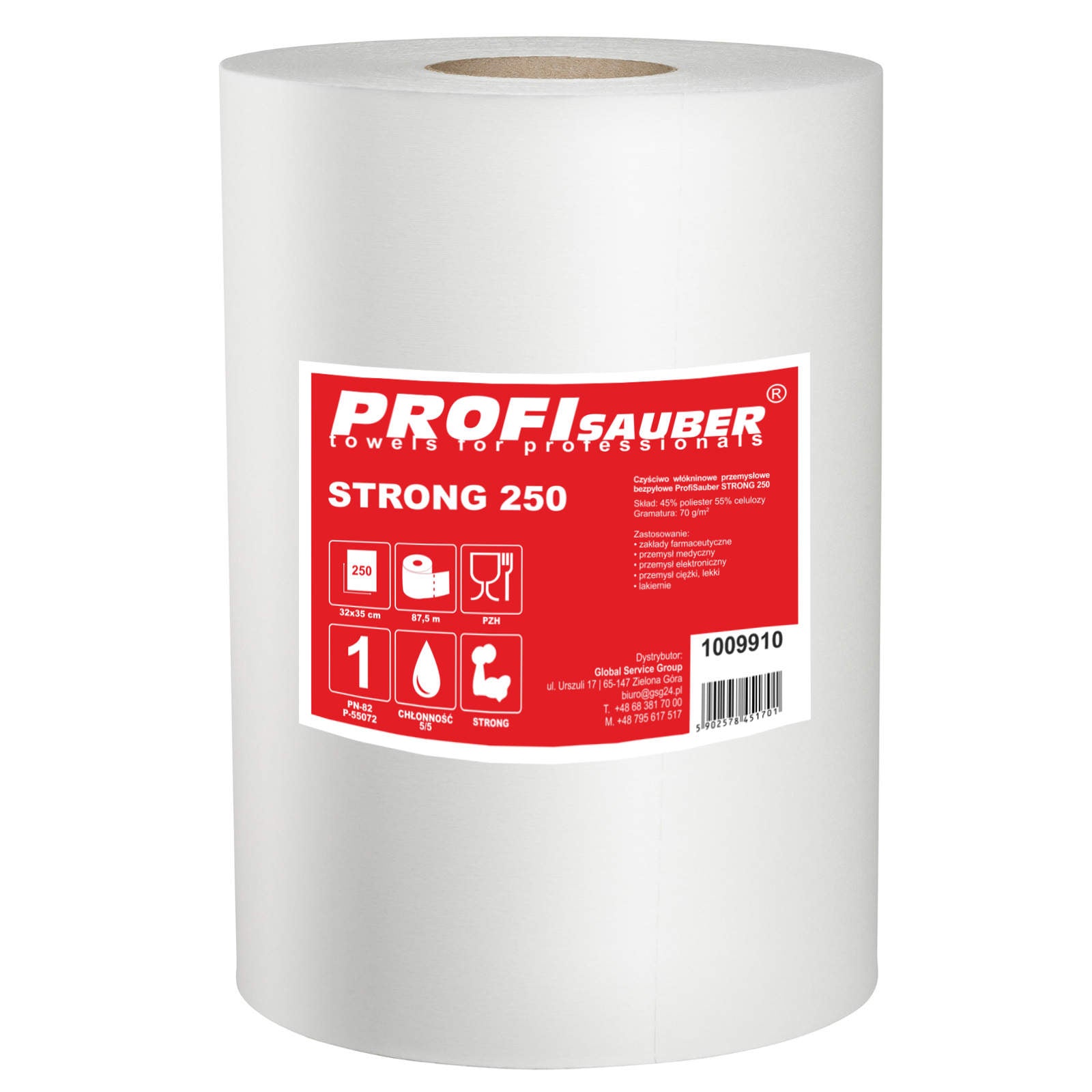 Patvarus pramoninio neaustinio valymo audinis ProfiSauber STRONG 250 -- Uncategorized