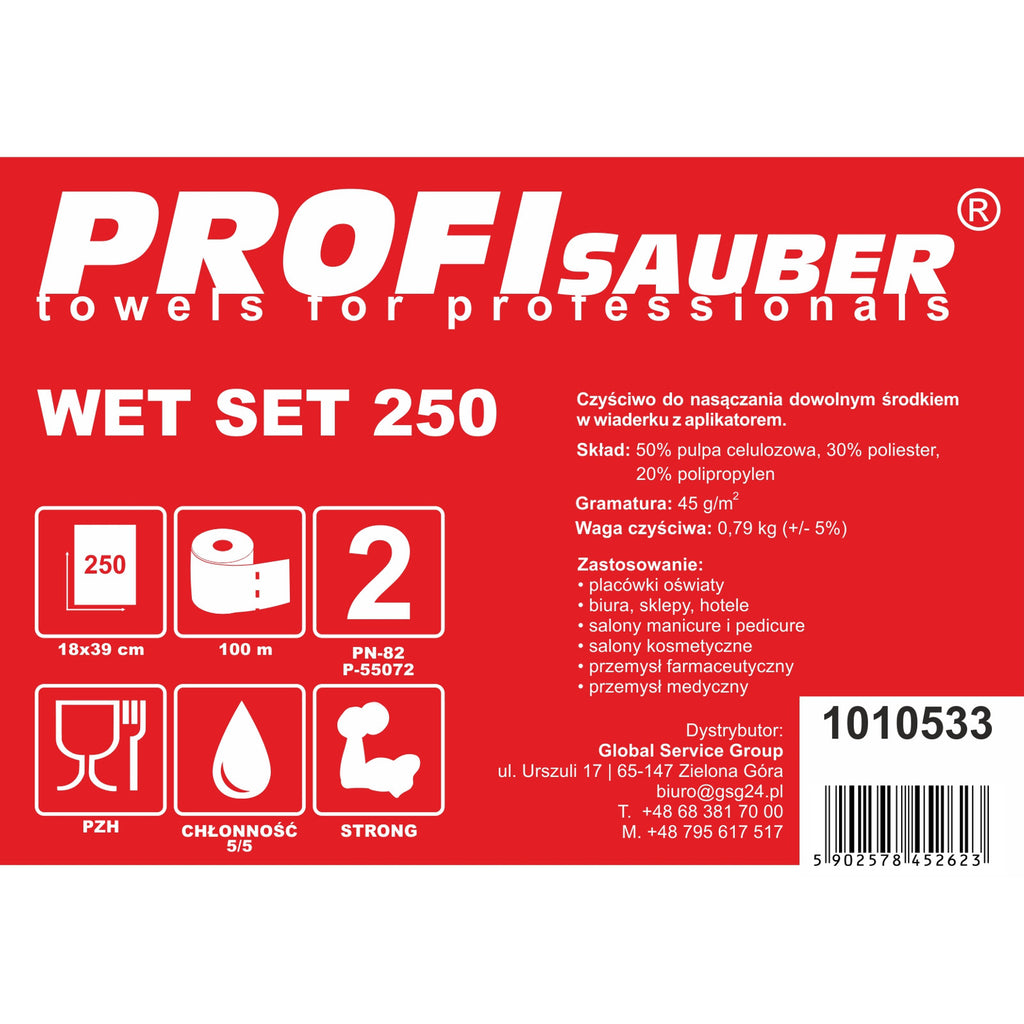 Šluostės kibirej su suošalintuvu ProfiSauber WET SET 250 -- Uncategorized