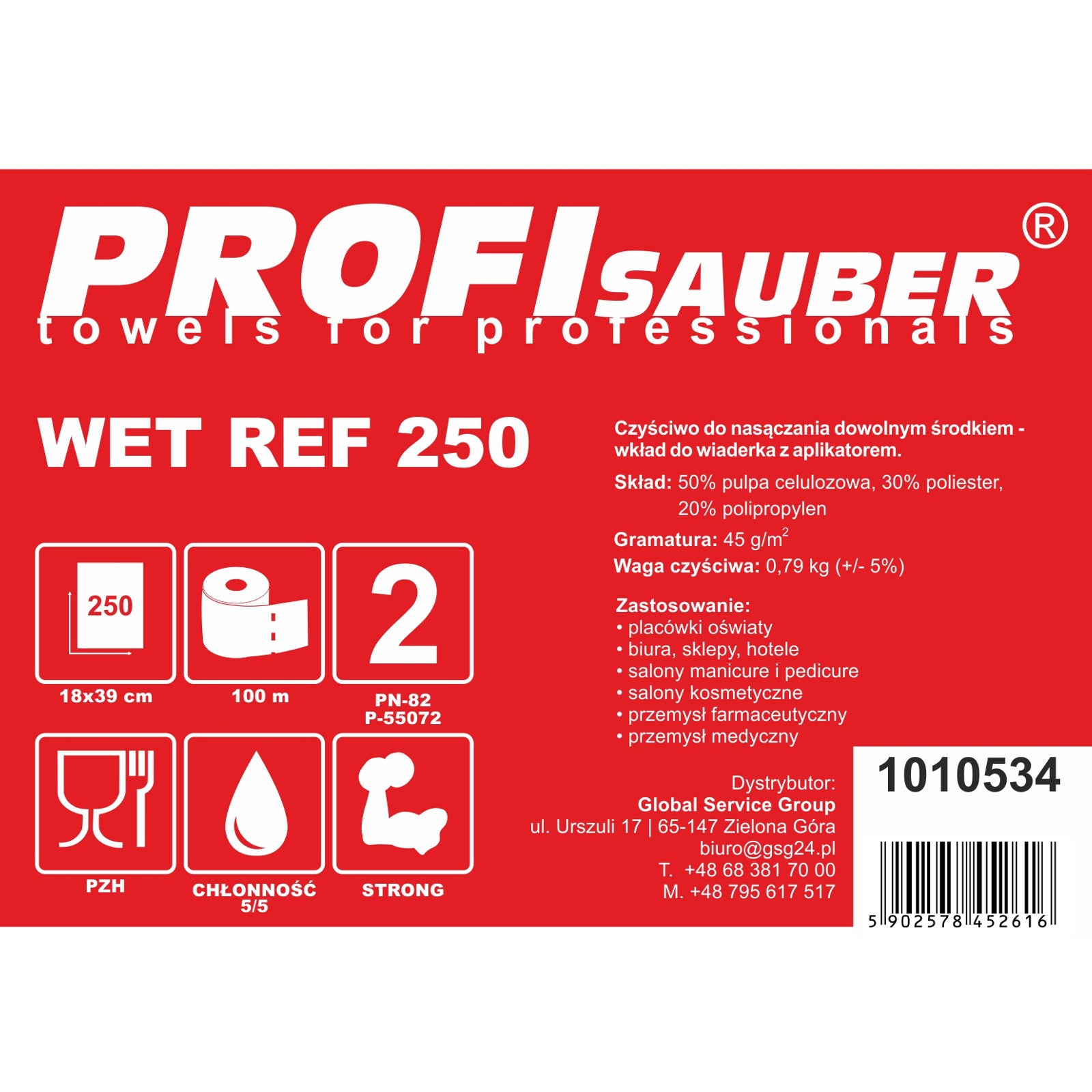 ProfiSauber WET REF 250 suošalintuvo kibiro šluostės - ĮDĖKLAS -- Uncategorized