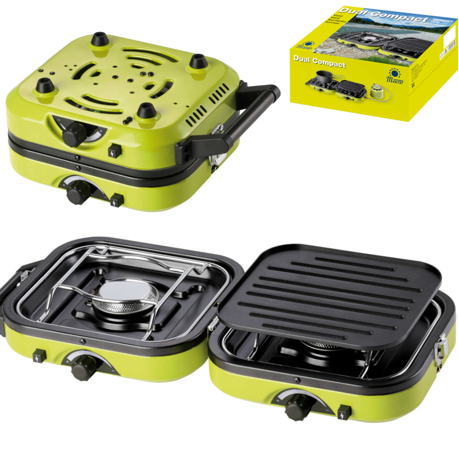 DUAL COMPACT + GRILL dviguba turisto viryklė -- Uncategorized