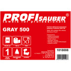 Pilkas neaustinis pramoninis valymo audinis ProfiSauber GRAY 500 -- Uncategorized