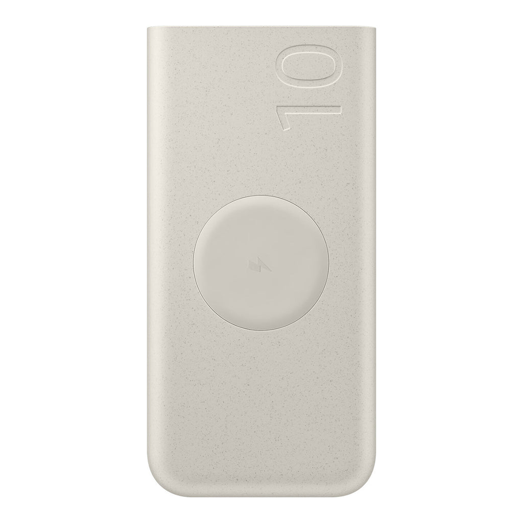 Samsung Išorinė baterija EB-U2510XUEGEU indukcinė 10000mAh 2x USB-C 25W SFC - smėlio