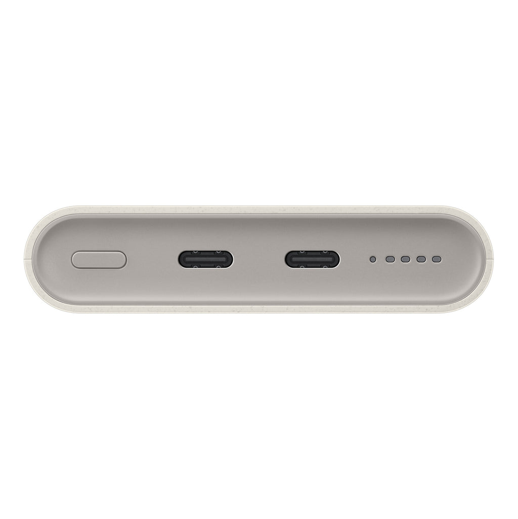 Samsung Išorinė baterija EB-U2510XUEGEU indukcinė 10000mAh 2x USB-C 25W SFC - smėlio