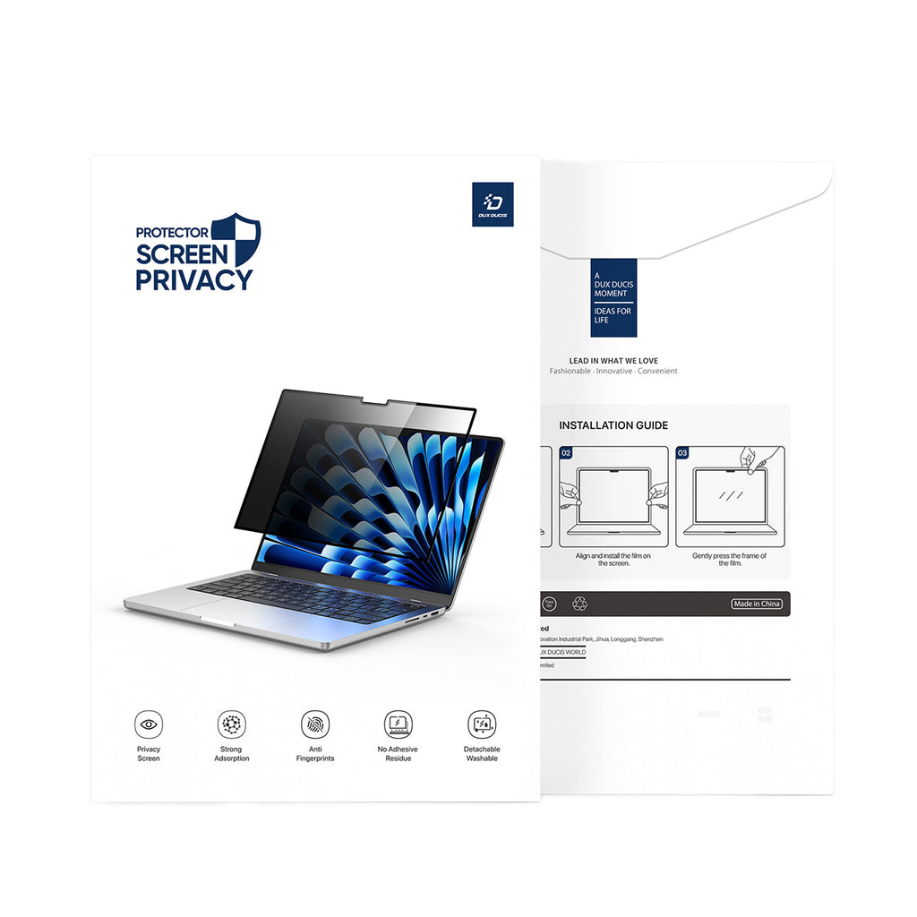 Dux Ducis Privatumas Film, skirtas MacBook Pro 15'' (2017/2018) -- Cell phone tempered glass
