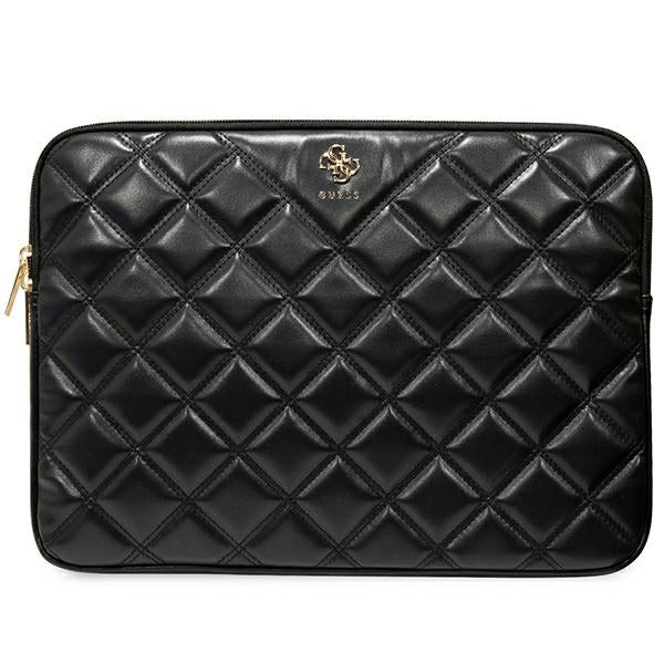Guess Quilted 4G dėklas 14" nešiojamajam kompiuteriui - juodas -- Laptop Bags