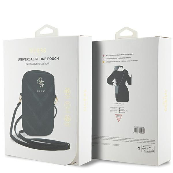 Guess Zip Quilted 4G krepšys - juodas -- Uncategorized