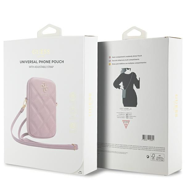 Guess Zip Quilted 4G krepšys - rožinės spalvos -- Uncategorized