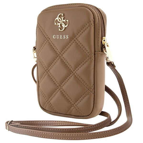 Guess Zip Quilted 4G krepšys - ruda -- Laptop Bags