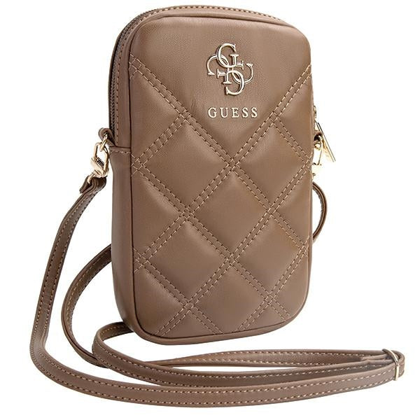 Guess Zip Quilted 4G krepšys - ruda -- Laptop Bags