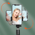 Asmenukių lazda WRY1S teleskopinis trikojis 0,7m telefonui - juoda -- Selfie Sticks & Tripods
