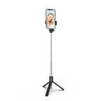 Asmenukių lazda WRY1S teleskopinis trikojis 0,7m telefonui - juoda -- Selfie Sticks & Tripods