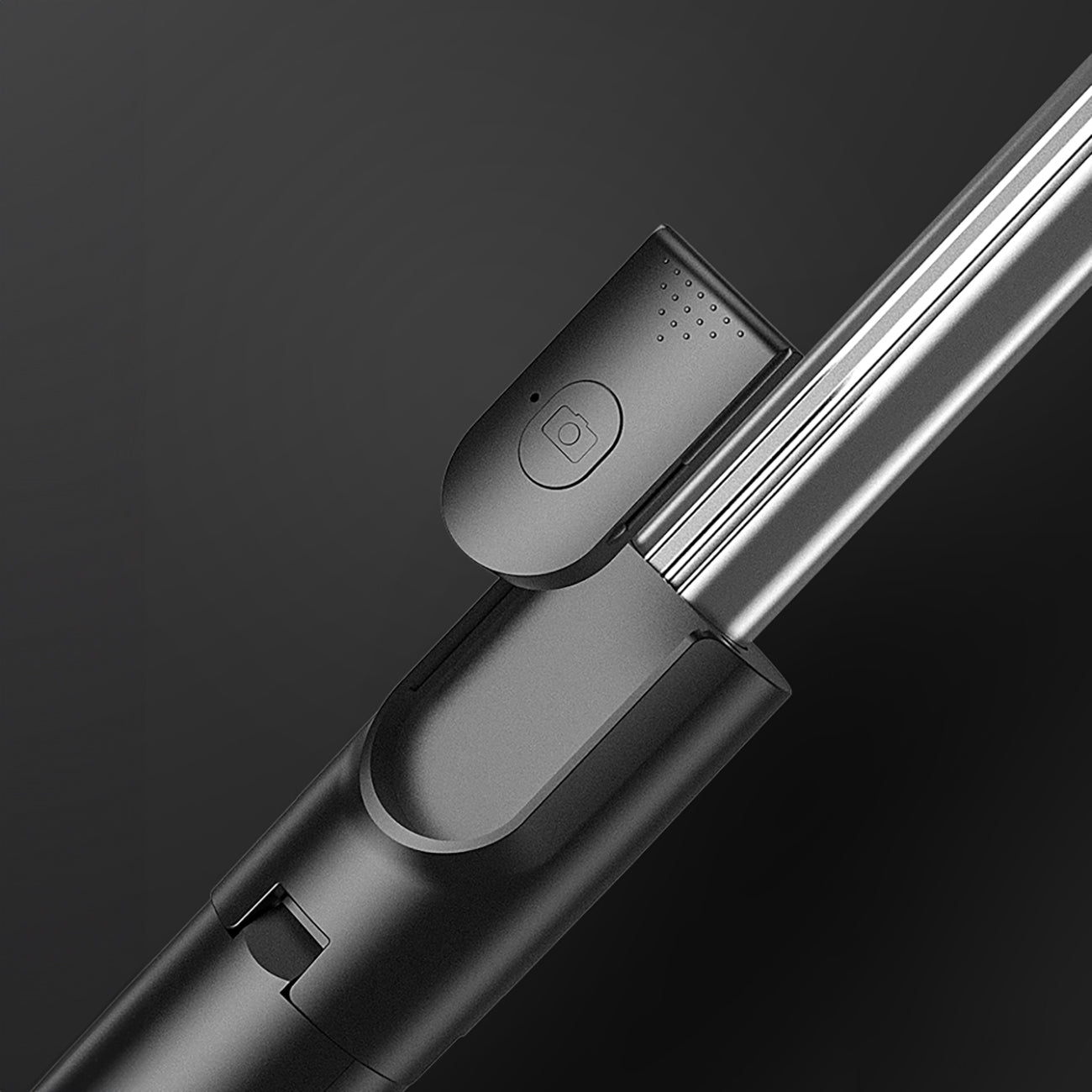 Selfie lazdelė WHS1Y teleskopinis trikojis 1 m su telefono laikikiu – juoda -- Selfie Sticks & Tripods