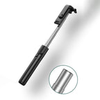 Selfie lazdelė WHS1Y teleskopinis trikojis 1 m su telefono laikikiu – juoda -- Selfie Sticks & Tripods