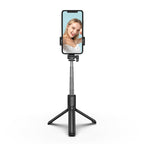 Selfie lazdelė WHS1Y teleskopinis trikojis 1 m su telefono laikikiu – juoda -- Selfie Sticks & Tripods