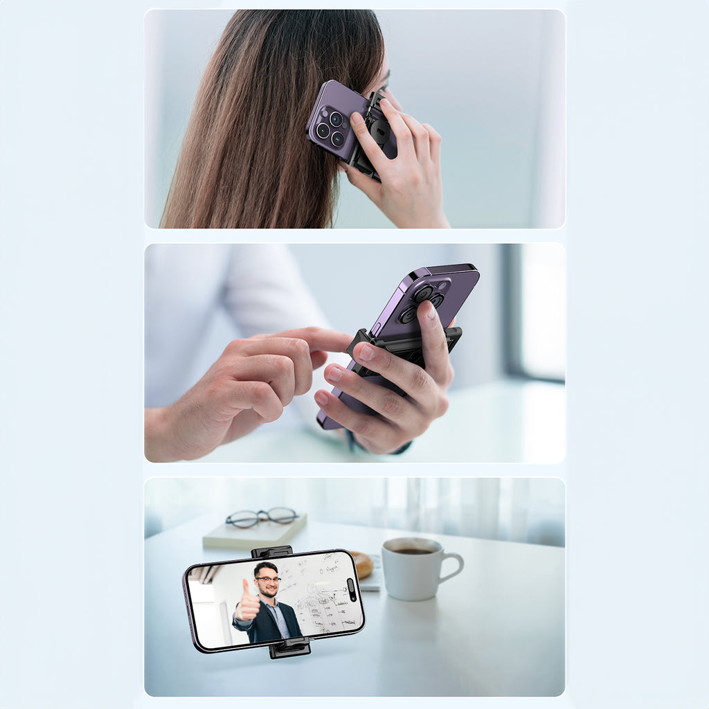 Wozinsky Selfie stick WC1Y3S teleskopinis trikojis 1,3 m su telefono laikiklio - juoda -- Selfie Sticks & Tripods