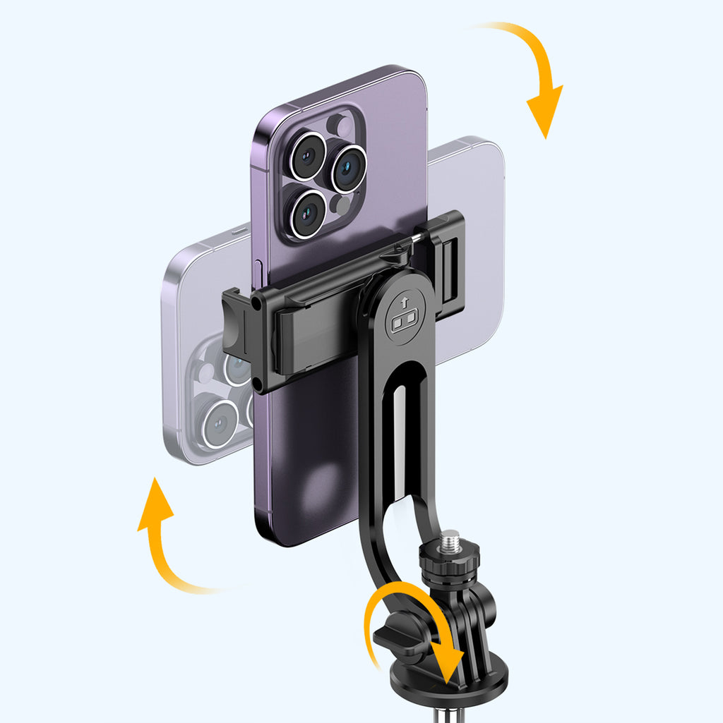 Wozinsky Selfie stick WC1Y3S teleskopinis trikojis 1,3 m su telefono laikiklio - juoda -- Selfie Sticks & Tripods