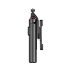 Selfie stick WC13YDS teleskopinis trikojis 1,3 m su dviguba lempa ir telefono laikiklio - juoda -- Selfie Sticks & Tripods
